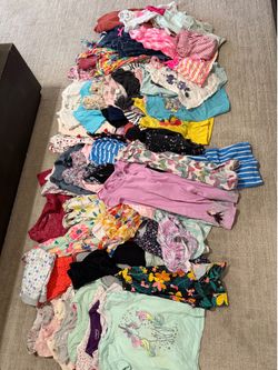 Girls 4T Clothing Lot – 50+ Pieces – Dresses, Pajamas, Tops, Bottoms, Swimwear