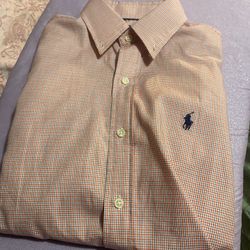 Ralph Lauren Classic Fit Long Sleeve Small Dress Shirt