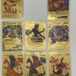 Gold Pokemon Cards 