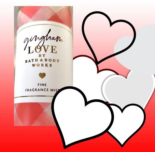 BATH AND BODY WORKS "GINGHAM LOVE!" FRAGRANCE SPRAY FULL SIZE NEW!
