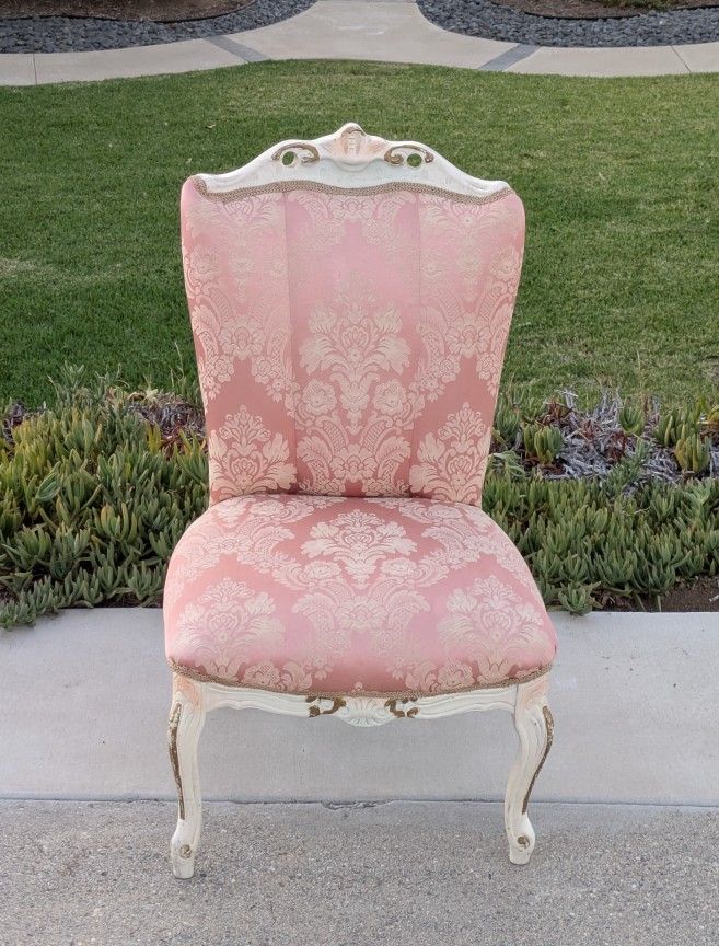 Vintage Princess Pink Children's Chair 