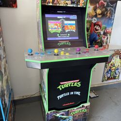 Teenage Mutant Ninja Turtles Arcade 1up Four Player Arcade 