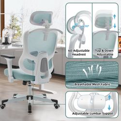 Ergonomic Office Chair Blue