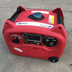 New Boliy 3300 Watt remote start/ electric start digital inverter generator, quiet, save gas, light weight, and portable, great for RV