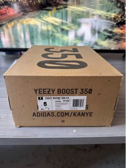 Yeezy Boost 350 V2 Cream White Mens Size 8