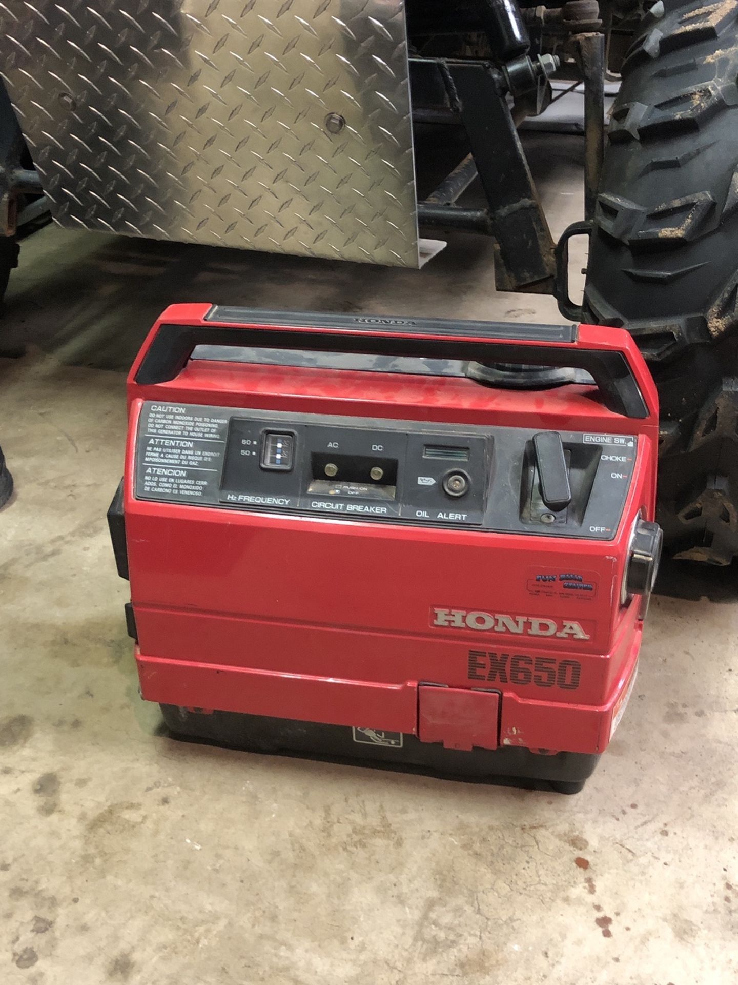 Honda EX650 Generator Suitcase Style