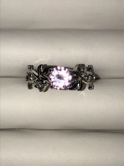 Size 8 silver vine ring