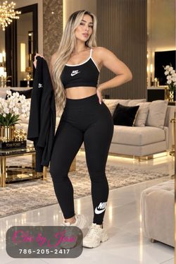 Nike 3-Piece Black Activewear Set