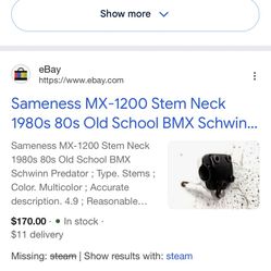 Gt Bmx Sameness 1980’s Bike Neck 