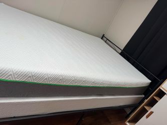 Bed with Metal Frames and Box Spring - Open to Offers