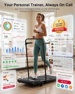 New Superun 3-in-1 Walking Pad Treadmill with handler and  6% Incline