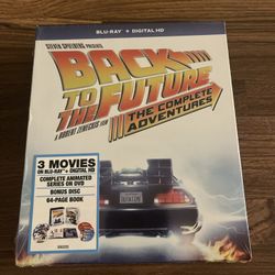 BACK TO THE FUTURE - THE COMPLETE ADVENTURES - BLU-RAY/DIGITAL - BRAND NEW!