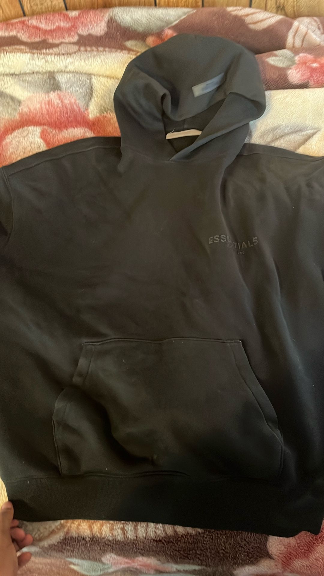 Black Essential Hoodie