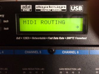 Motu Mark of the uncorn 8x8 USB midi patch bay