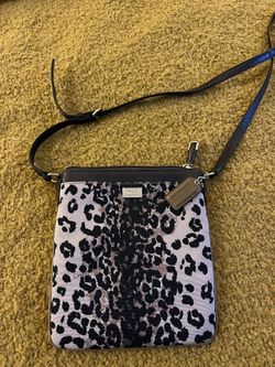 Coach Leopard Print Cross Body Bag