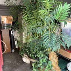 2 Artificial Palm Tree Plants
