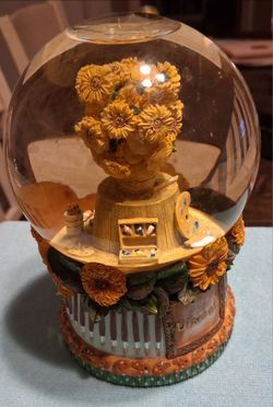Vincent Van Gogh Sunflowers Snow Globe