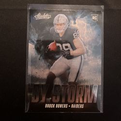 2024 Panini Absolute Brock Bowers By Storm #BS-BBS