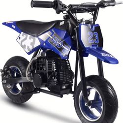 a 38x22x27 inches 49cc 2-Stroke mini Dirt Bike Black mini scoote motorcycle, mini scooter mini bike, Suitable for outdoor environment, suitable for be