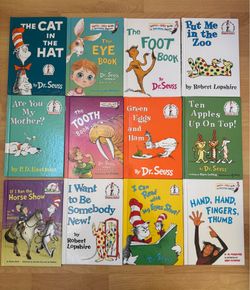 12 Dr. Seuss books - beginning books