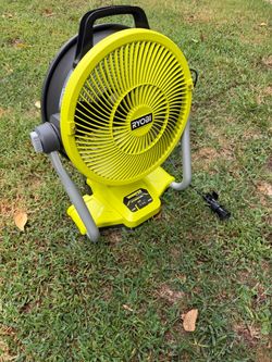 ONE+ 18V Cordless Hybrid WHISPER SERIES 12 in. Misting Air Cannon Fan (Tool Only)