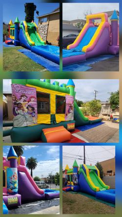 Jumper w slide and pool 12w 30L