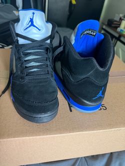 Air Jordan 5 Black Blue Sneakers men’s 10.5