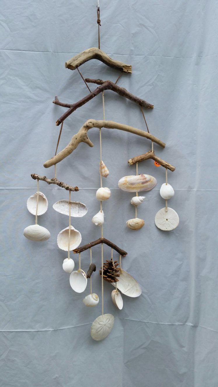 Sea shell handmade hanging mobile