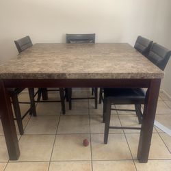 Dining Table 5 Chairs 