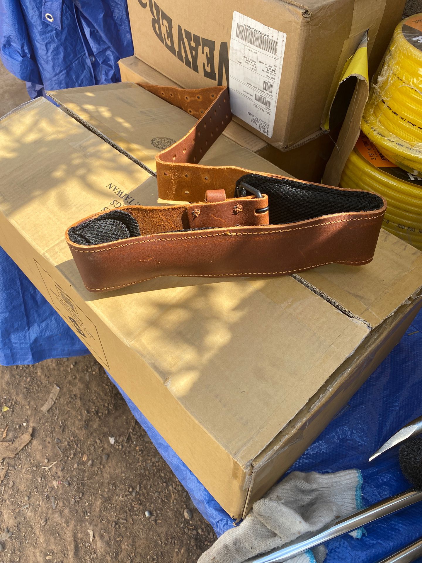 Embassador leather belt fits 32 to 42