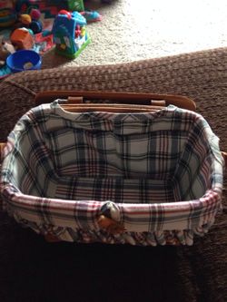 Longaberger basket with liner!