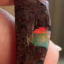 Besutiful 13ct Mexican Fire Opal Rough Loose Gemstone M