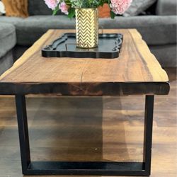 Industrial coffee table