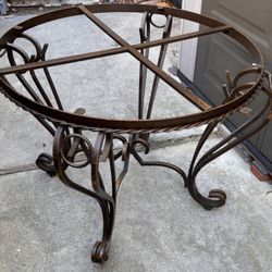 36” Table Base - Bronze, Round, Hand Made, Excellent Condition 