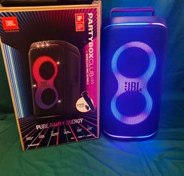 JBL Partybox Club Live 120 Portable Bluetooth Speaker w/ Led Lights, 160 Watts, No Microphone