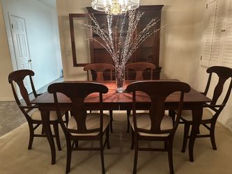 Dining Table and China Cabinet
