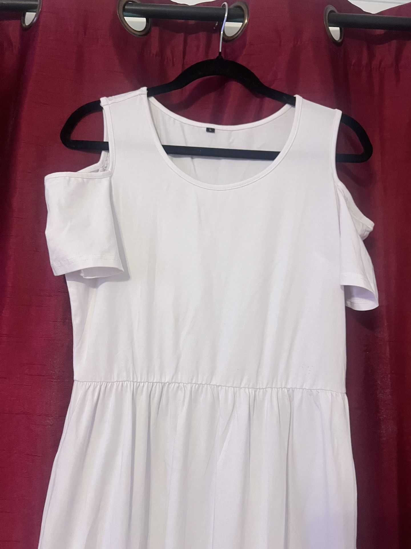 Woman’s White Dress