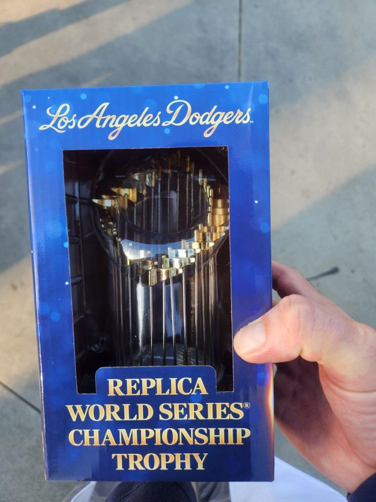 Dodgers World Series Trophy