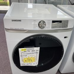 Gas Dryer, Samsung Open Box Gas Dryer With Warranty