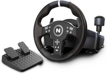 Nitho Drive Pro V200 PC Gaming Racing Wheel with Pedals and Shifter, Steering Wheel Compatible with PC, PS4, Switch 2/Switch, Xbox Series X|S and Xbox