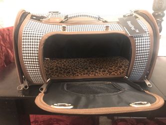 New pet bag tag still on