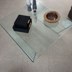 Large Glass Center Table. From Restoration Hardware 