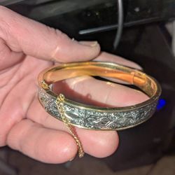 Krementz Gold Bracelet