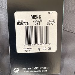 Brand, New, Men's Nike Golf Pants