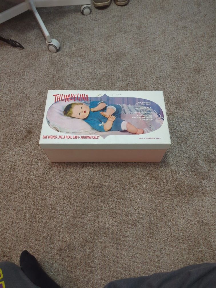 Vintage Thumbelina Baby Doll (STILL MOVES)