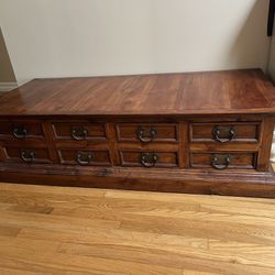 Solid Wood Antique Coffee Table. 