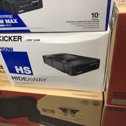 Kicker Hideaway 8 Inch Subwoofer On Sale For 239.99 