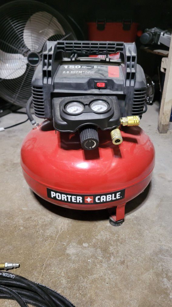 Porter Cable 6 Gallon Pancake Air Compressor 