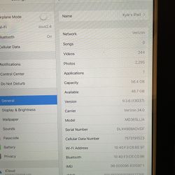 Ipad 3 Cellular 64gb With Otter box Case