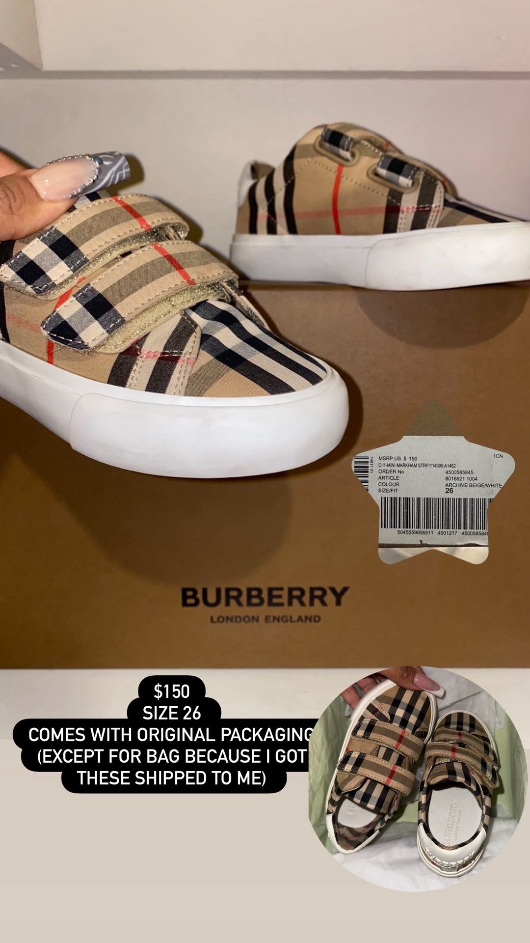 Burberry Shoes Kids